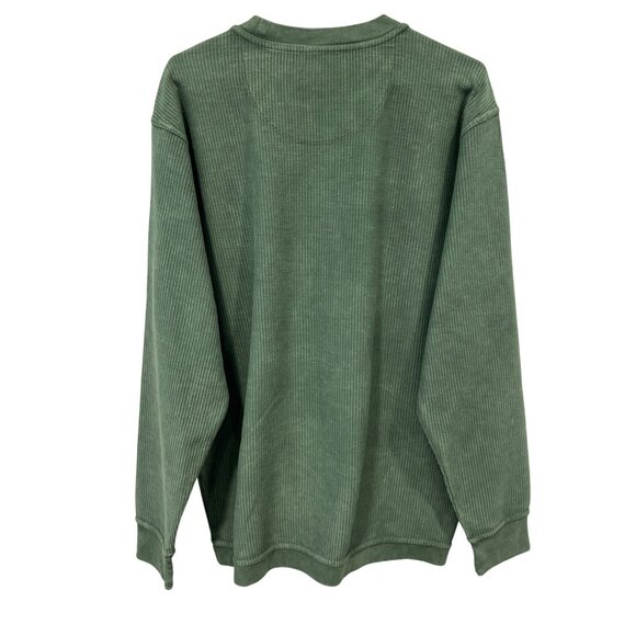 Pressbox Michigan State Pullover Sweatshirt Size M Crewneck Rib Green Comfy NEW - Picture 2 of 6